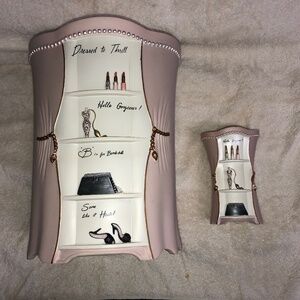 Trash can and Pencil or toothbrush holder